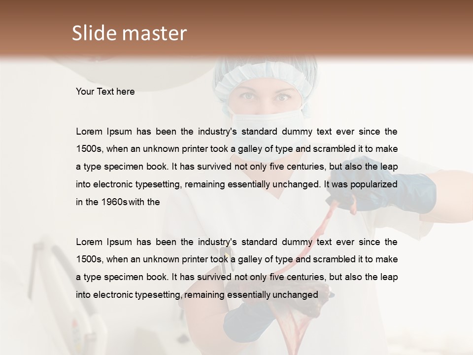 Slim Gym Cellulite PowerPoint Template