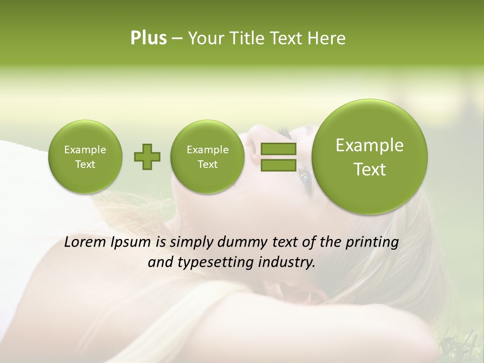 Fitness Diet Underwear PowerPoint Template