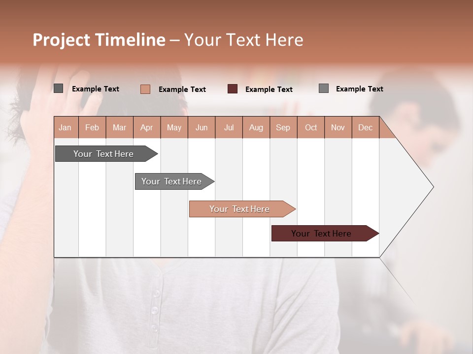 A Man Holding His Head In Front Of A Mirror PowerPoint Template