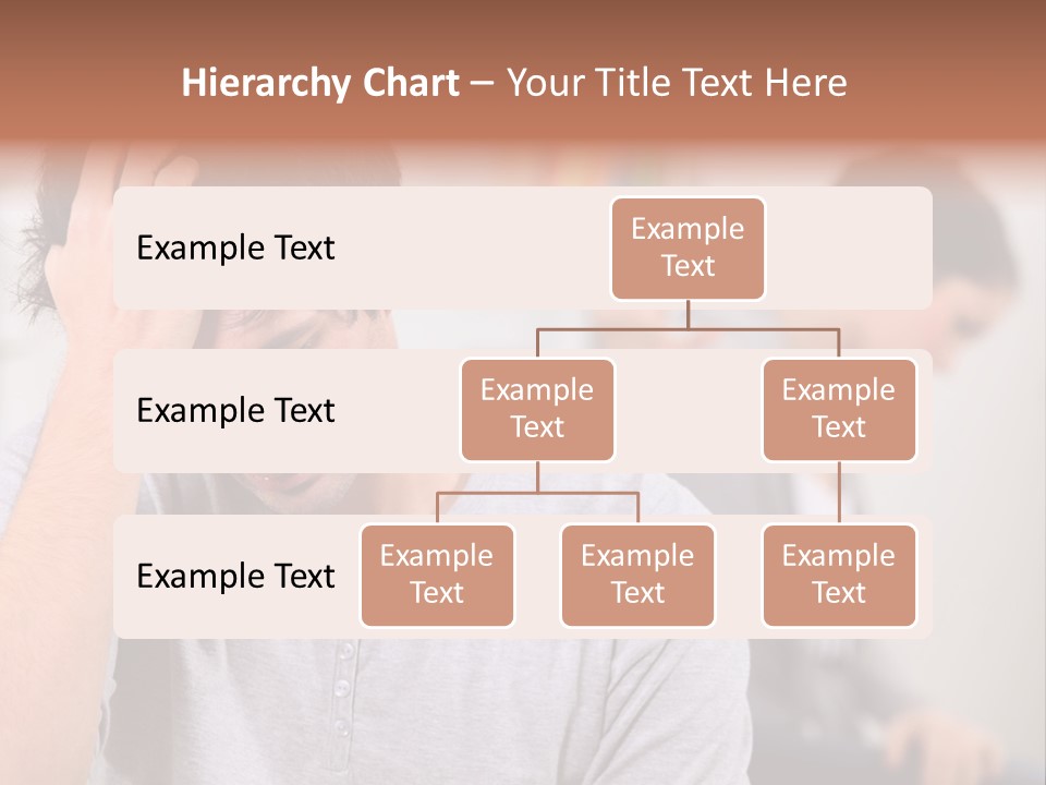 A Man Holding His Head In Front Of A Mirror PowerPoint Template