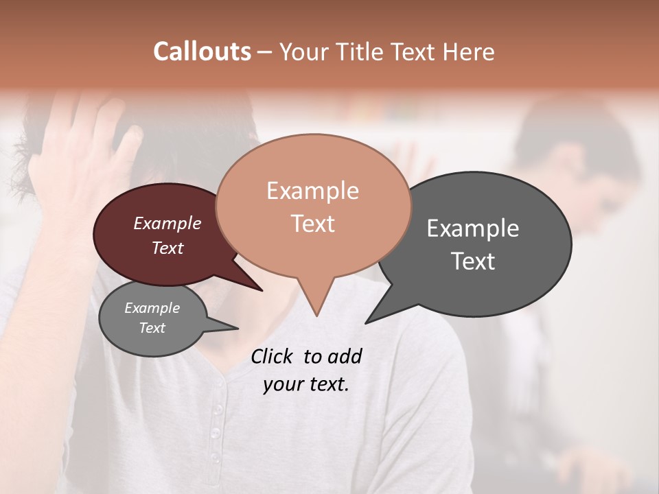 A Man Holding His Head In Front Of A Mirror PowerPoint Template