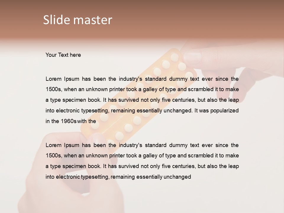 Attractive Diet Female PowerPoint Template