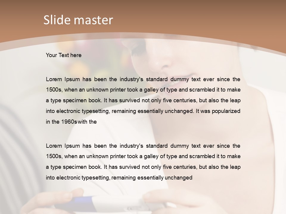 Care Scales Underwear PowerPoint Template