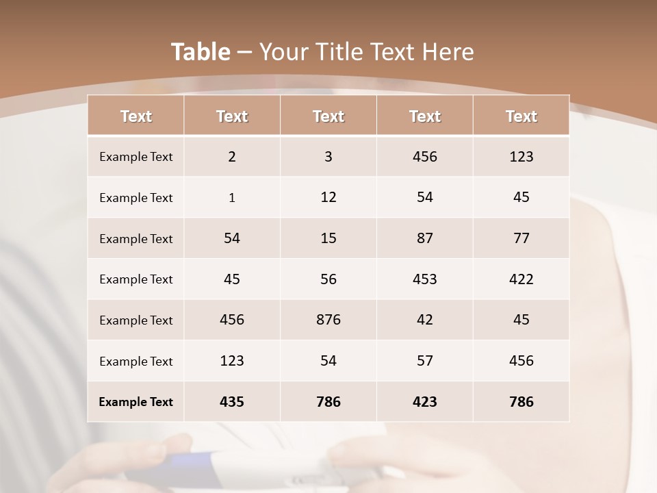 Care Scales Underwear PowerPoint Template