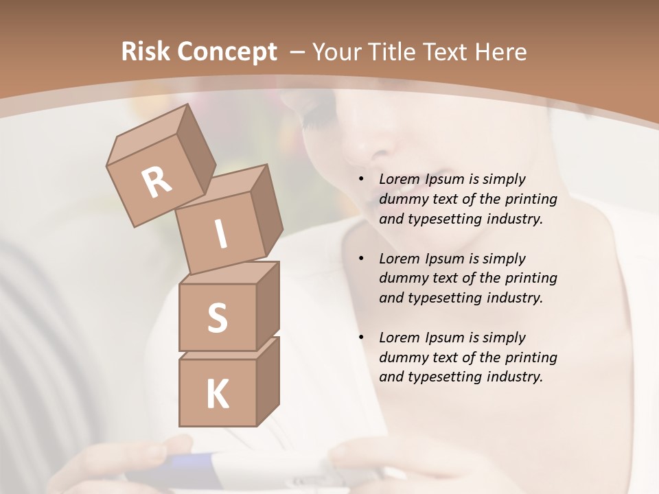 Care Scales Underwear PowerPoint Template
