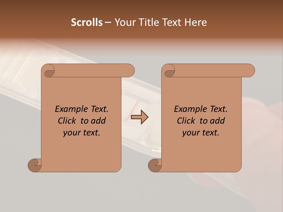 Scales Figure Girl PowerPoint Template
