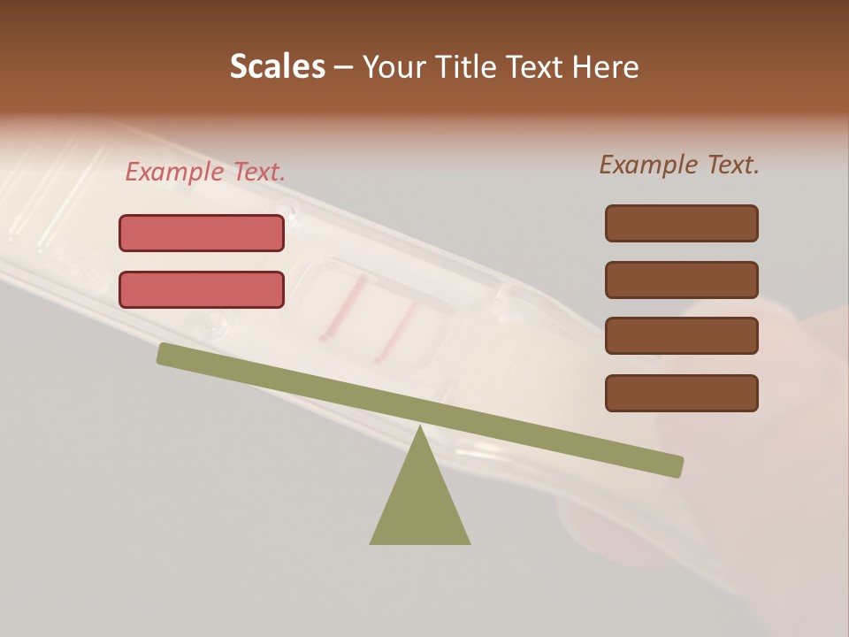 Scales Figure Girl PowerPoint Template