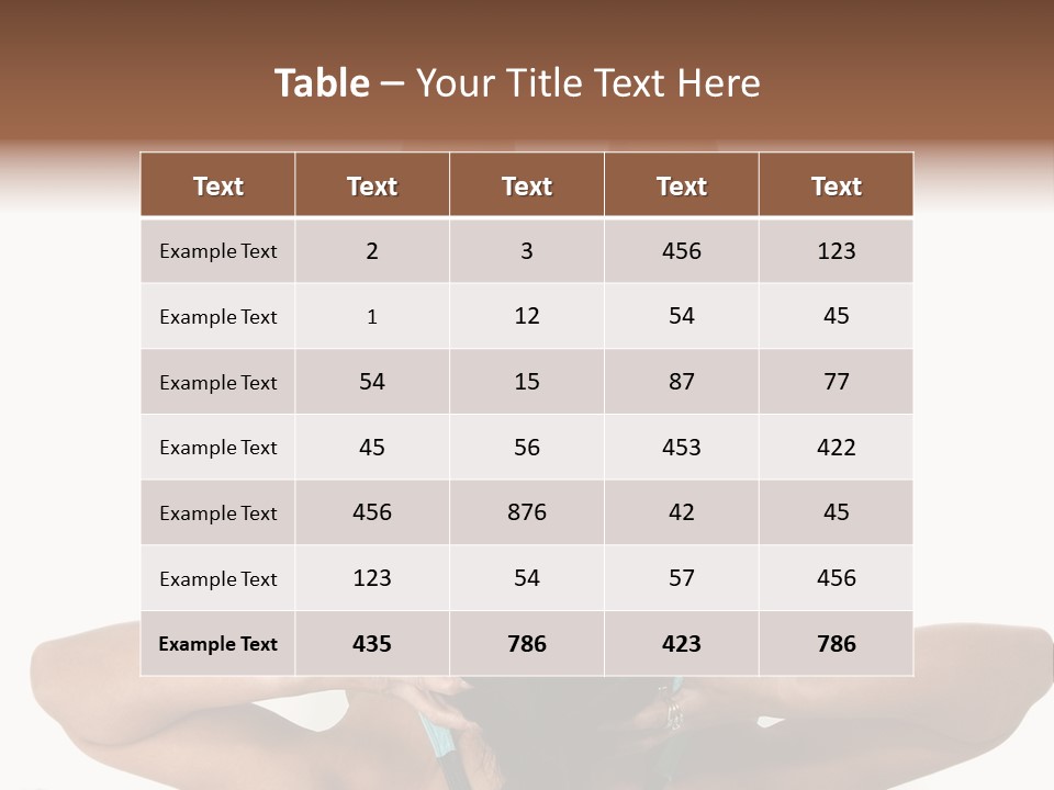 Lose Workout Weight PowerPoint Template