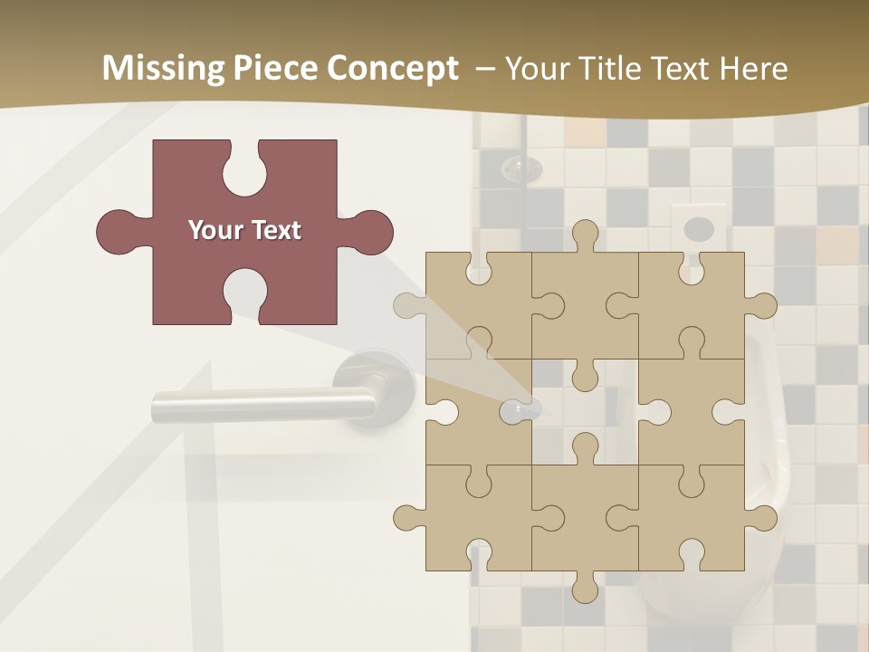 Floor Nobody White PowerPoint Template