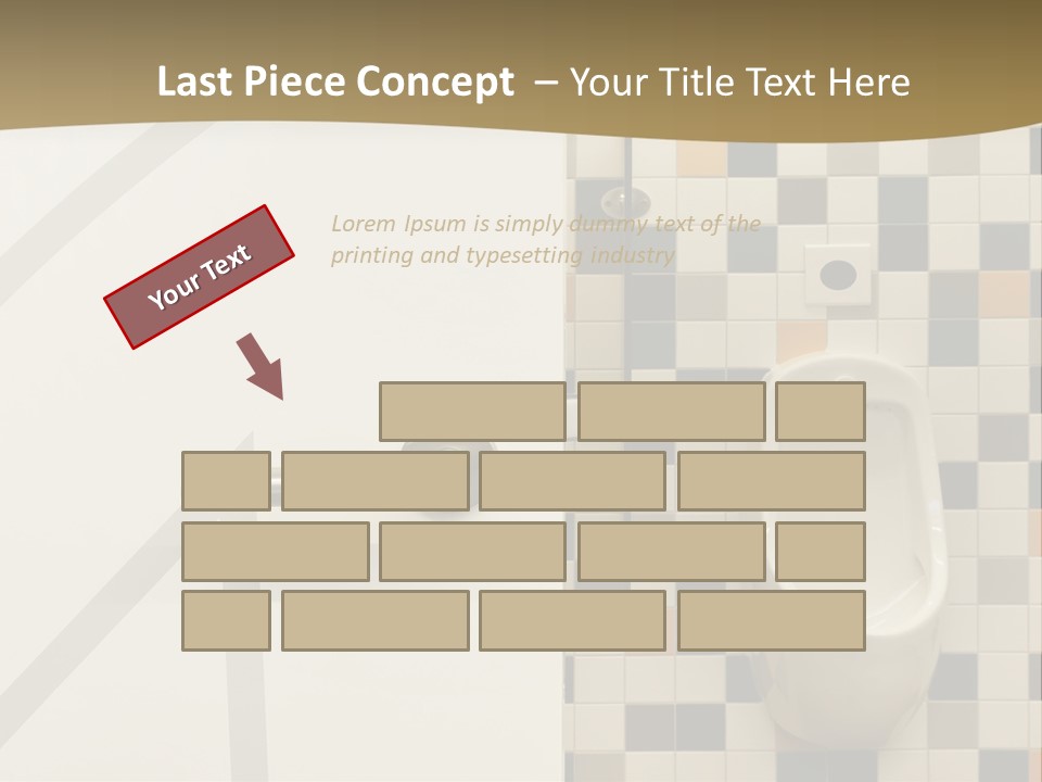 Floor Nobody White PowerPoint Template