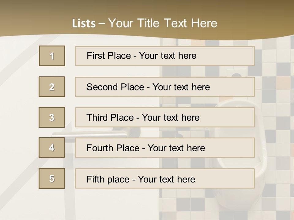 Floor Nobody White PowerPoint Template