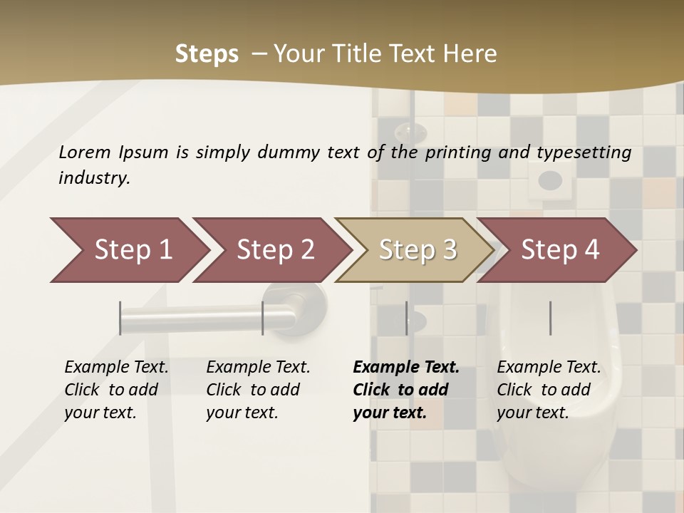 Floor Nobody White PowerPoint Template