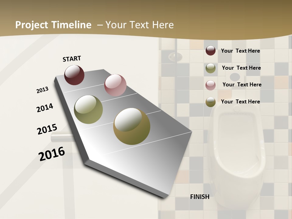 Floor Nobody White PowerPoint Template