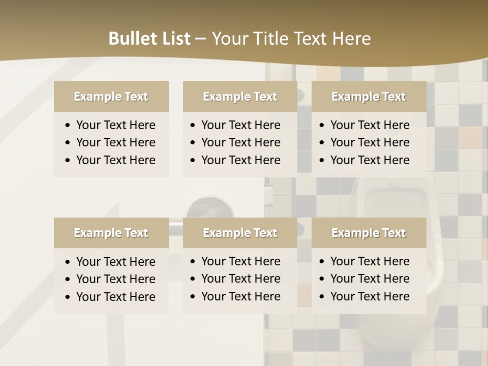 Floor Nobody White PowerPoint Template