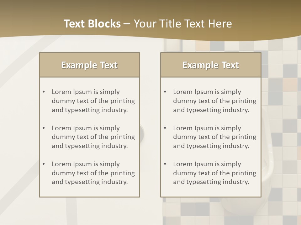 Floor Nobody White PowerPoint Template