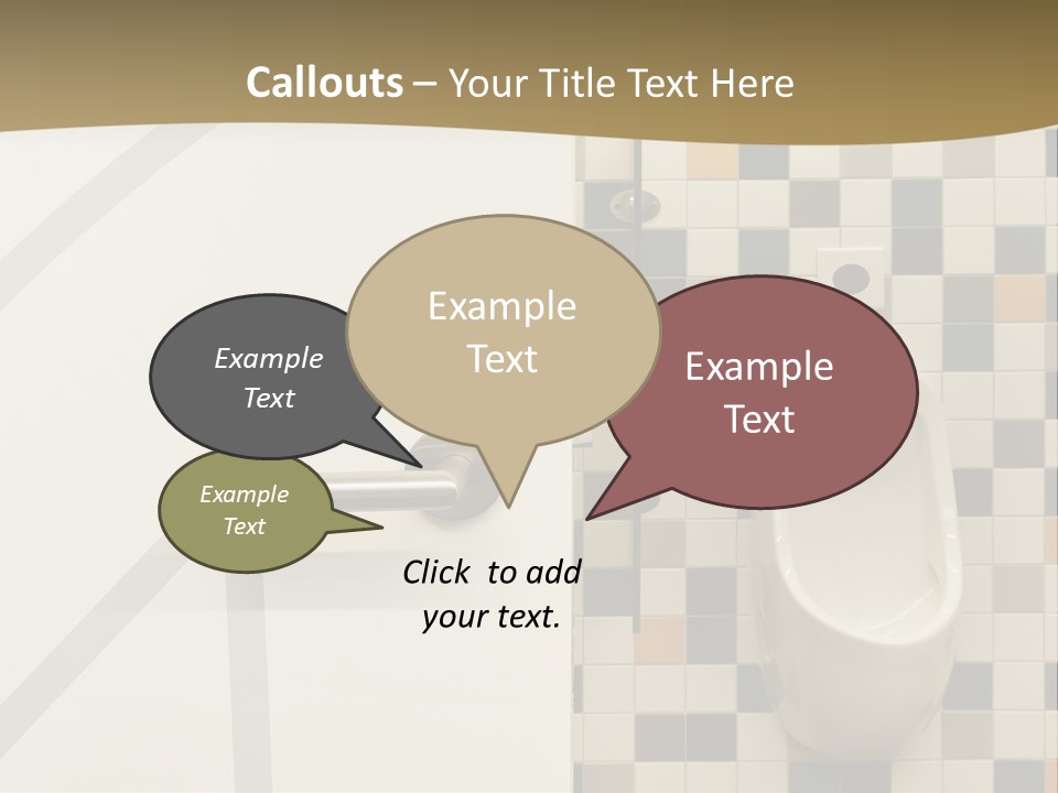 Floor Nobody White PowerPoint Template