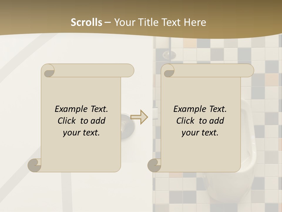 Floor Nobody White PowerPoint Template