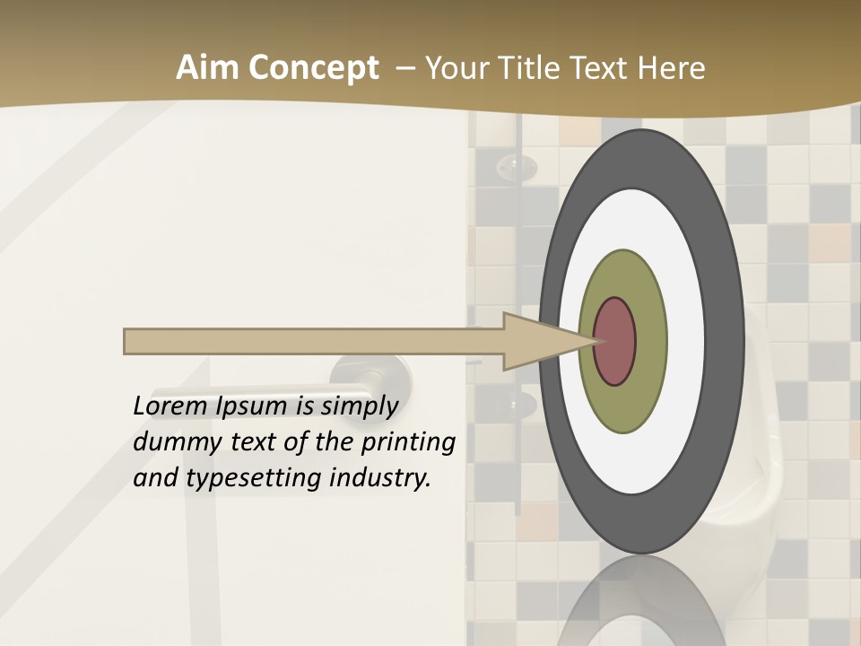 Floor Nobody White PowerPoint Template