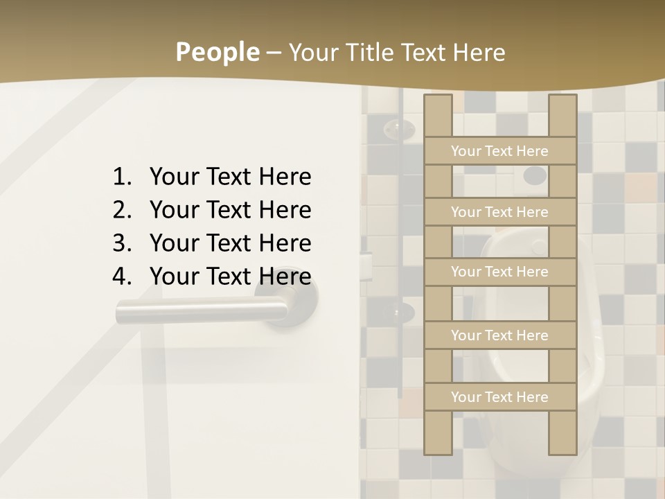 Floor Nobody White PowerPoint Template