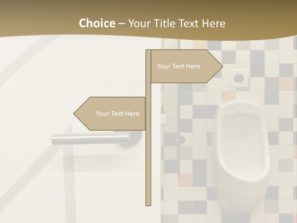 Floor Nobody White PowerPoint Template