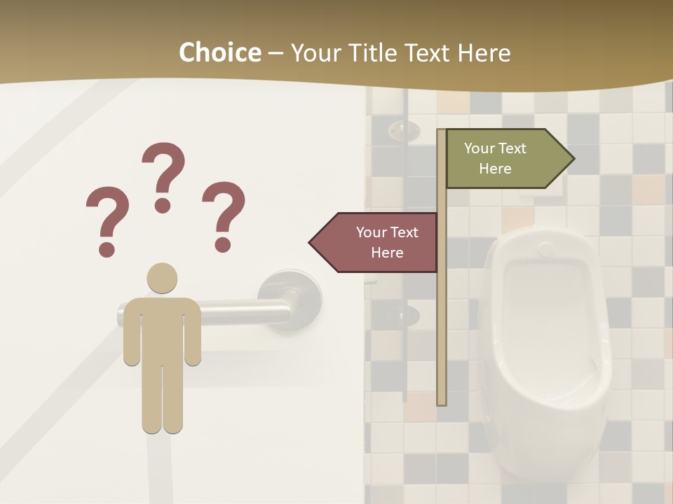 Floor Nobody White PowerPoint Template