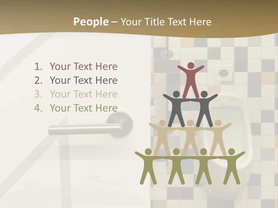 Floor Nobody White PowerPoint Template