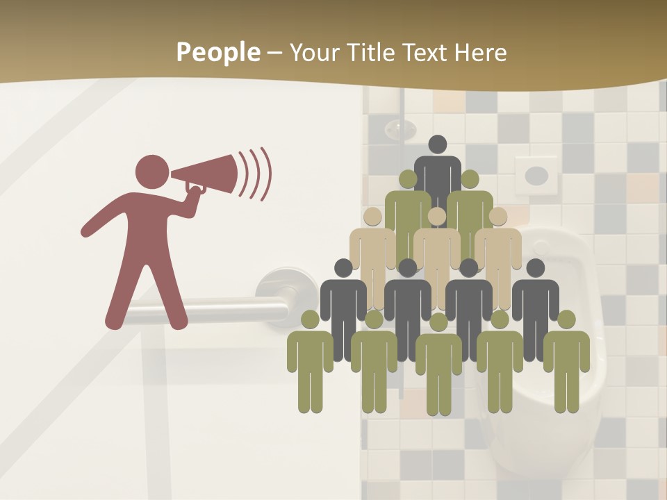 Floor Nobody White PowerPoint Template