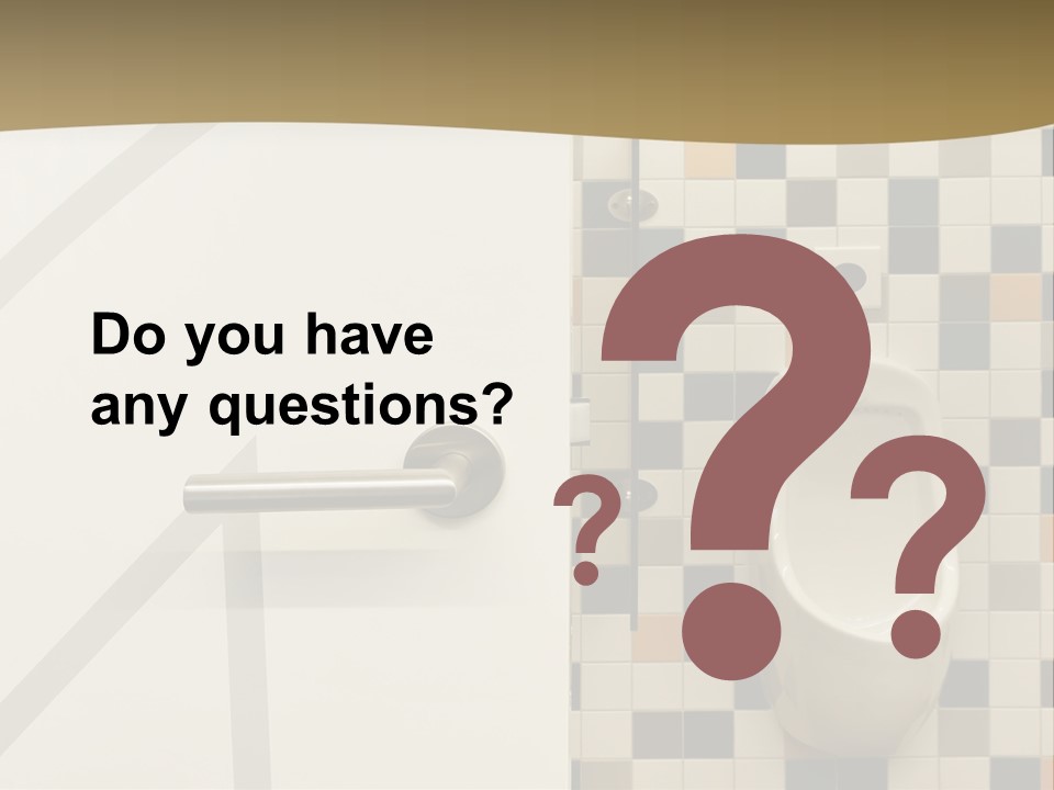 Floor Nobody White PowerPoint Template