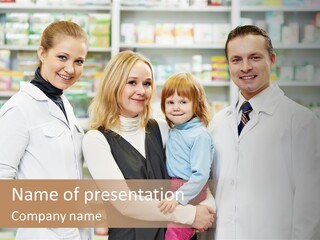 Happy Family Warehouse PowerPoint Template