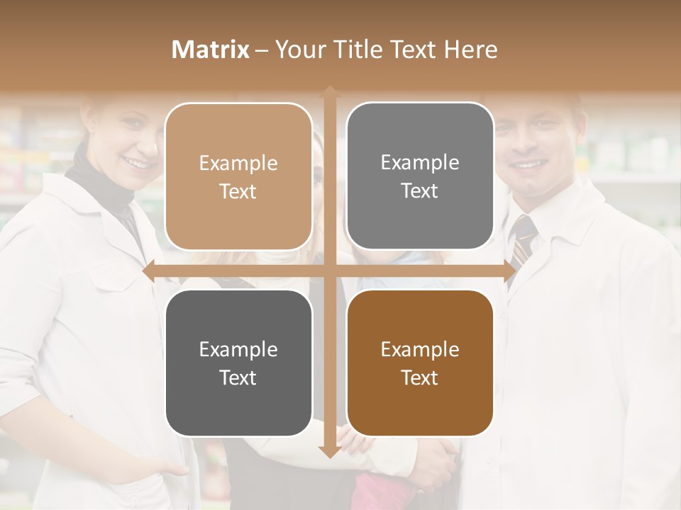 Happy Family Warehouse PowerPoint Template