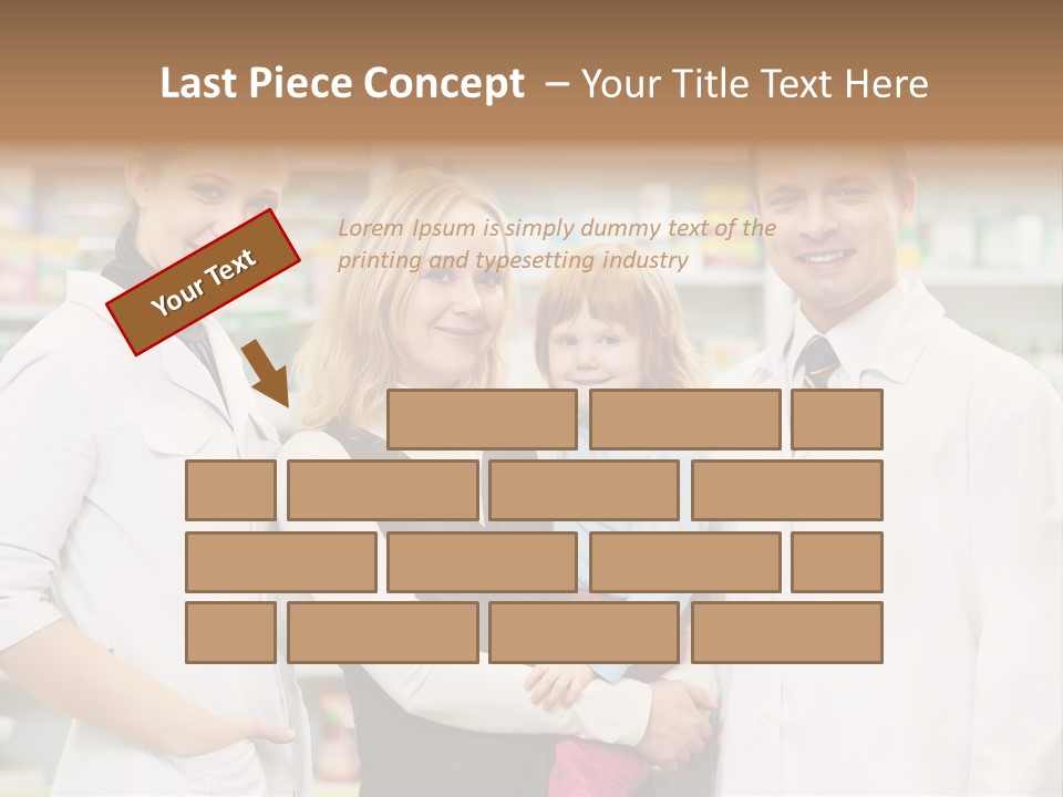 Happy Family Warehouse PowerPoint Template