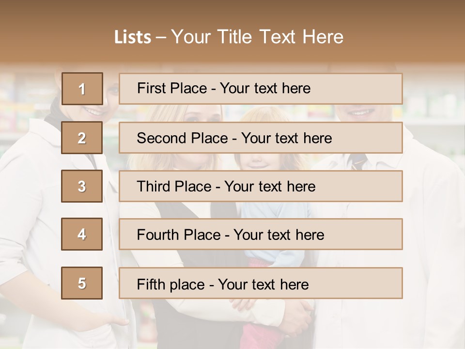 Happy Family Warehouse PowerPoint Template