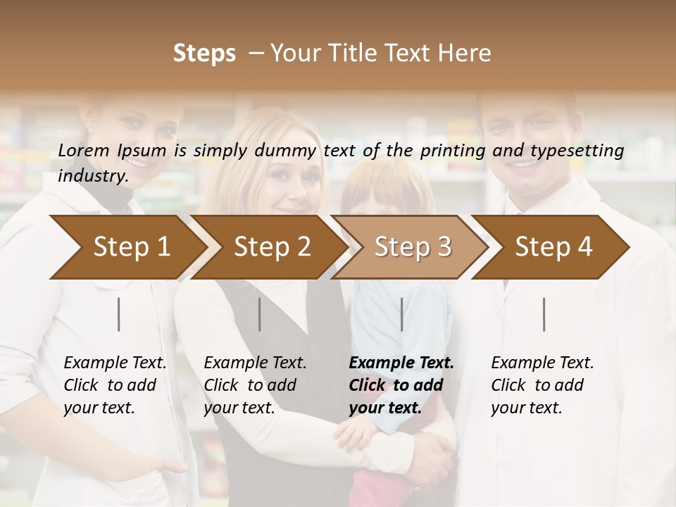 Happy Family Warehouse PowerPoint Template