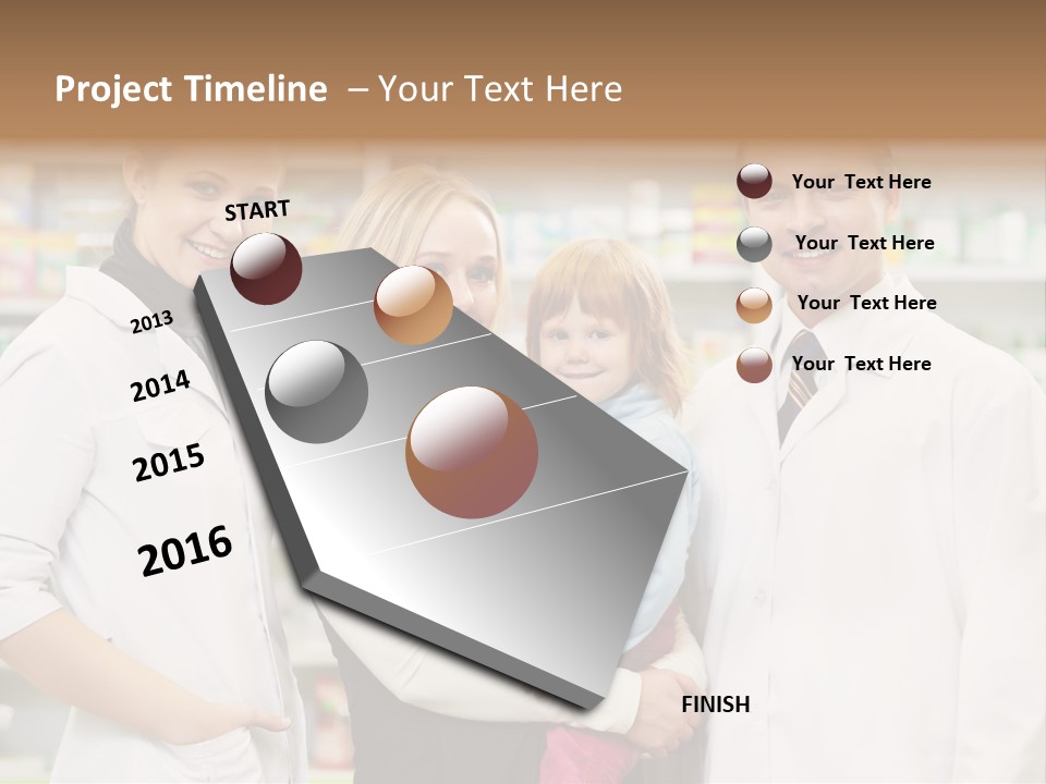 Happy Family Warehouse PowerPoint Template