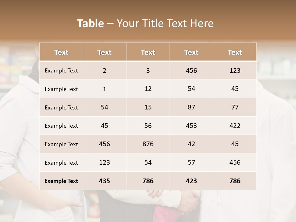 Happy Family Warehouse PowerPoint Template