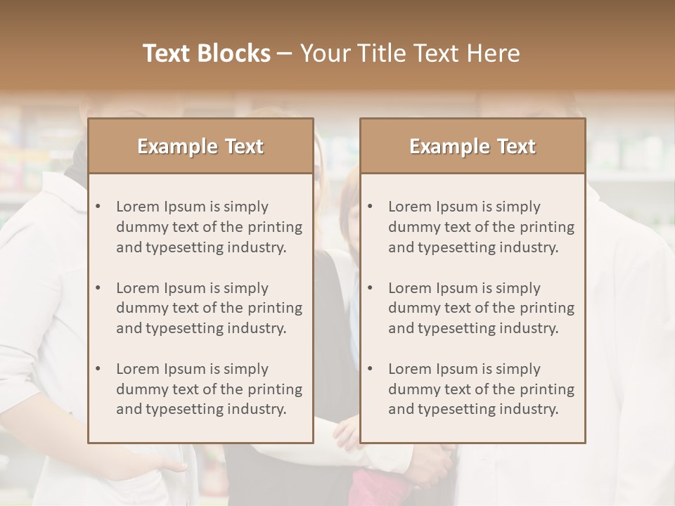 Happy Family Warehouse PowerPoint Template
