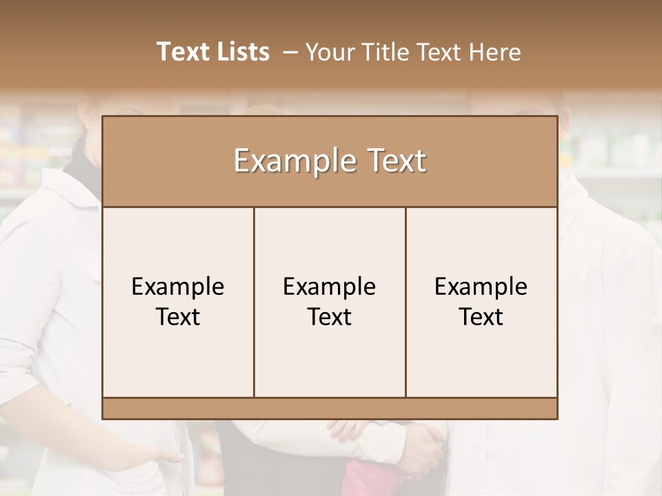 Happy Family Warehouse PowerPoint Template