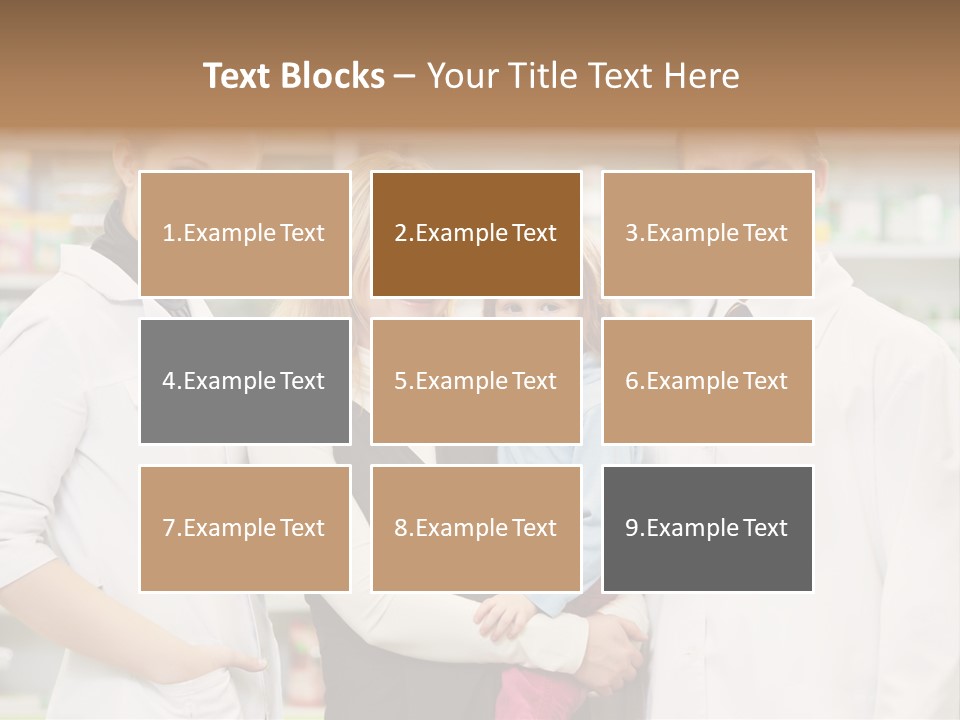 Happy Family Warehouse PowerPoint Template
