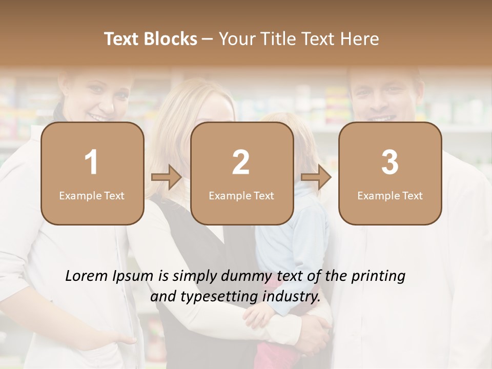 Happy Family Warehouse PowerPoint Template