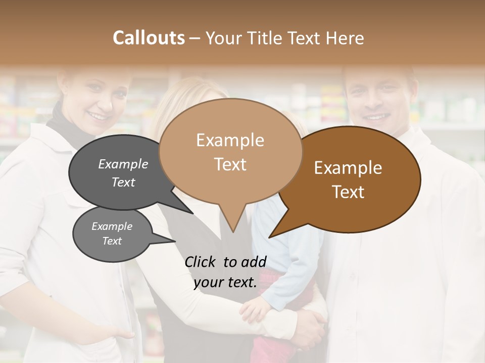 Happy Family Warehouse PowerPoint Template