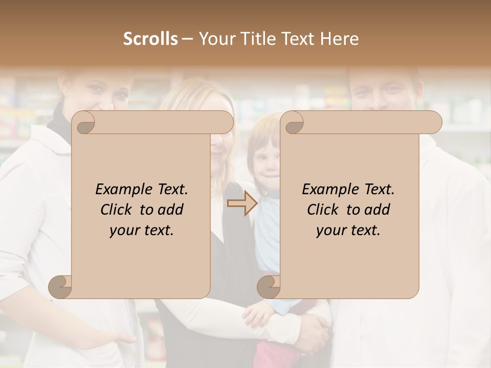 Happy Family Warehouse PowerPoint Template