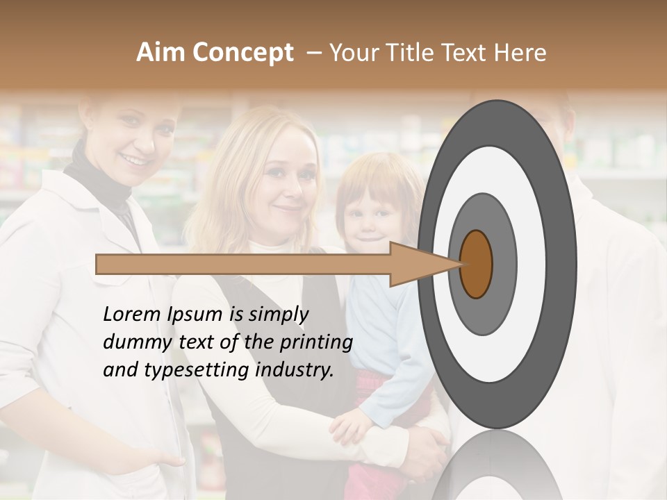 Happy Family Warehouse PowerPoint Template