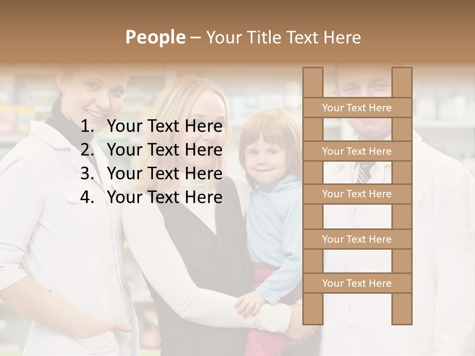 Happy Family Warehouse PowerPoint Template