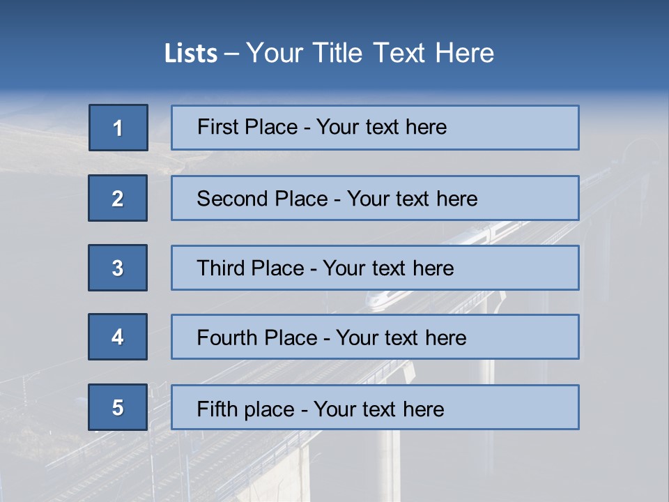 High Road Transport PowerPoint Template