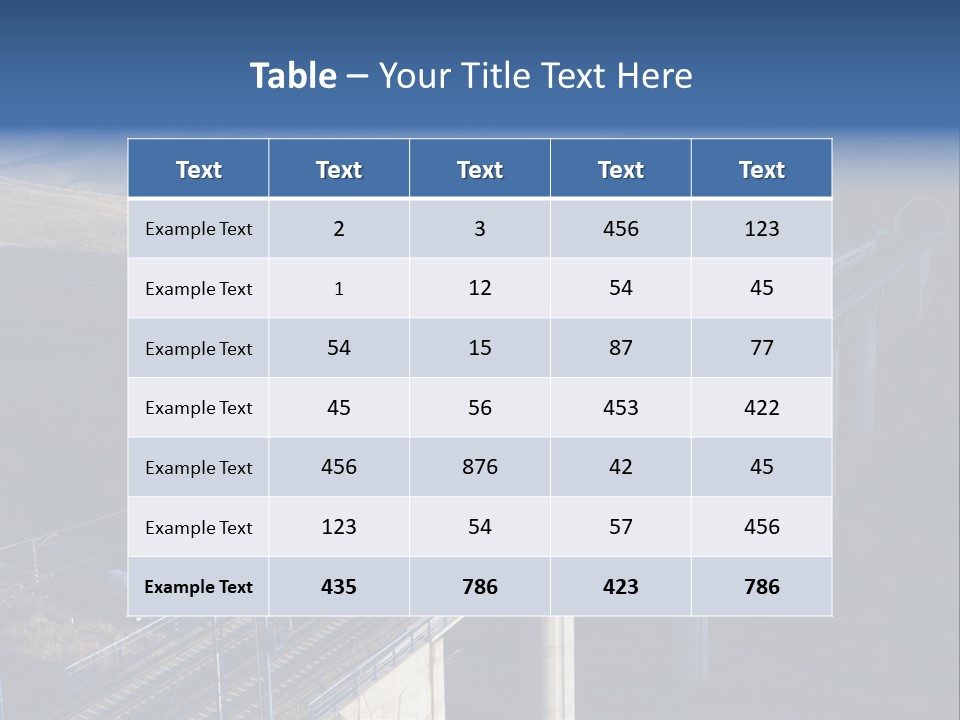 High Road Transport PowerPoint Template