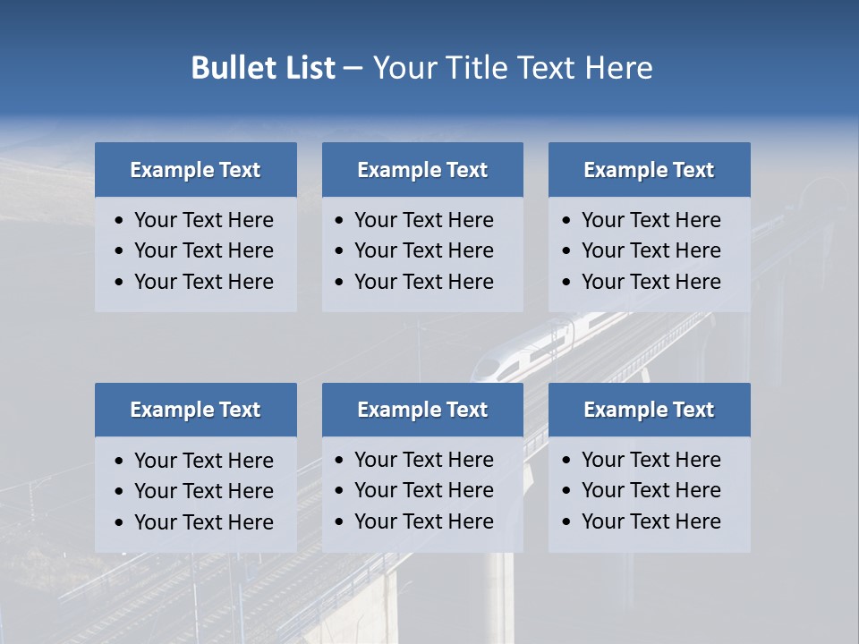 High Road Transport PowerPoint Template