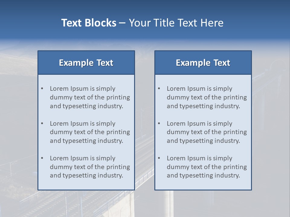 High Road Transport PowerPoint Template