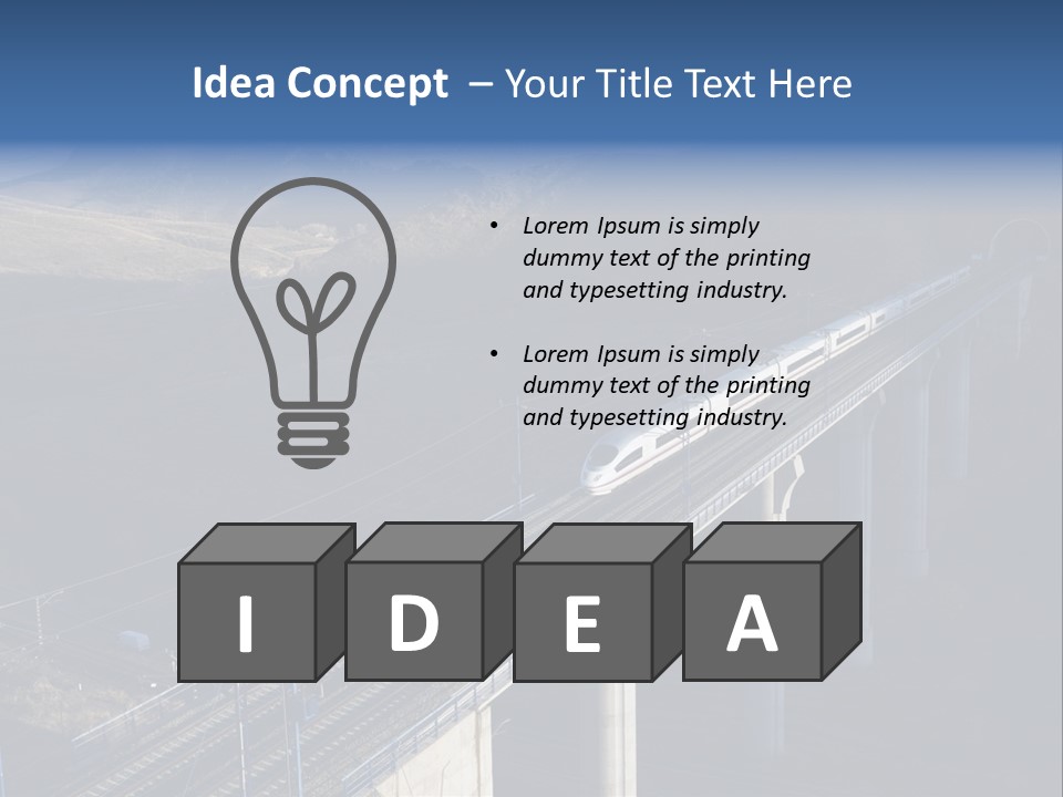 High Road Transport PowerPoint Template
