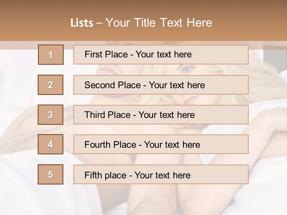 Man Relaxation Problem PowerPoint Template