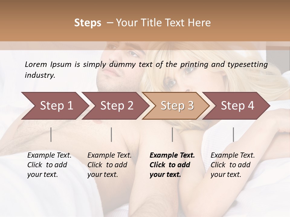 Man Relaxation Problem PowerPoint Template